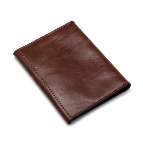 Обложка для охотничьих документов Пергама Медведь из натуральной кожи Коричневый