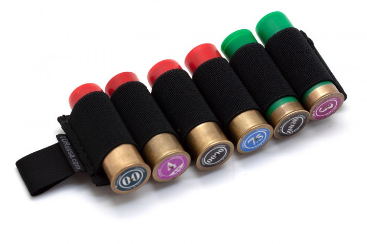 Съёмный патронташ Долг для 12 калибра на 7 патронов Черный