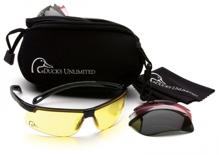 Премиальные профессиональные стрелковые очки со сменными линзами Pyramex DUCAB2-KIT