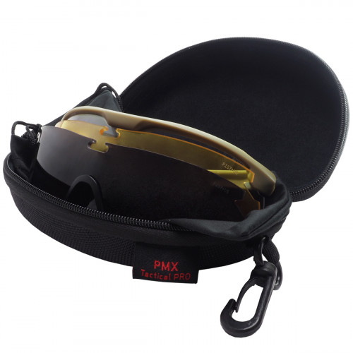 Очки баллистические стрелковые PMX Select GT-2000 KIT ANTI-FOG Прозрачные 96% Жёлтые 89% Серые 23%