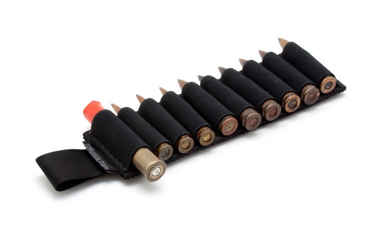 Съёмный патронташ Долг для 10 нарезных патронов Черный