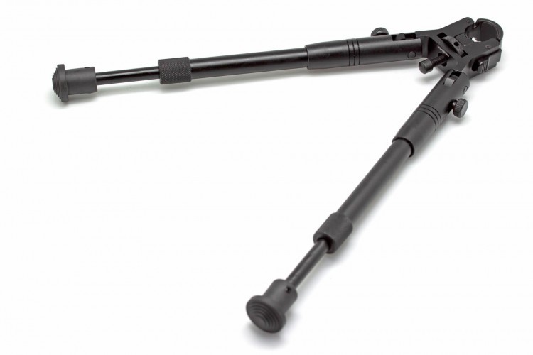 Сошки телескопические Leapers UTG TL-BP08S-A с креплением на Ствол