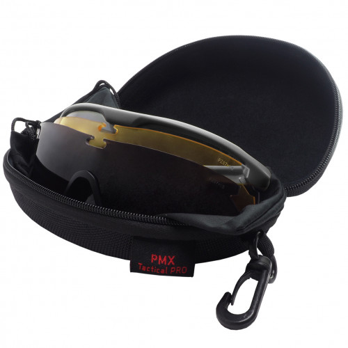 Очки баллистические стрелковые PMX Select GB-2000 KIT ANTI-FOG Прозрачные 96% Жёлтые 89% Серые 23%