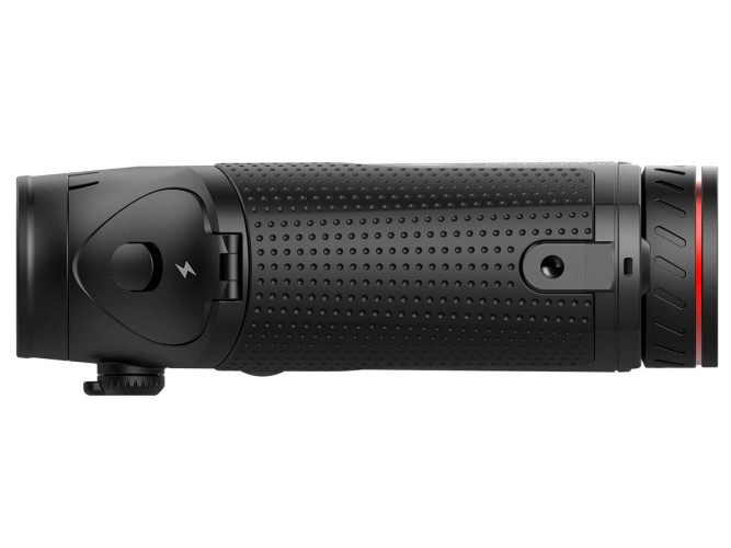 Тепловизионный монокуляр Guide TD420 384х288 12um <=50mk, o25мм, зум х2.4/х4.8/x9.6, WiFi, до 7ч, обнаружение 1000м, 350г