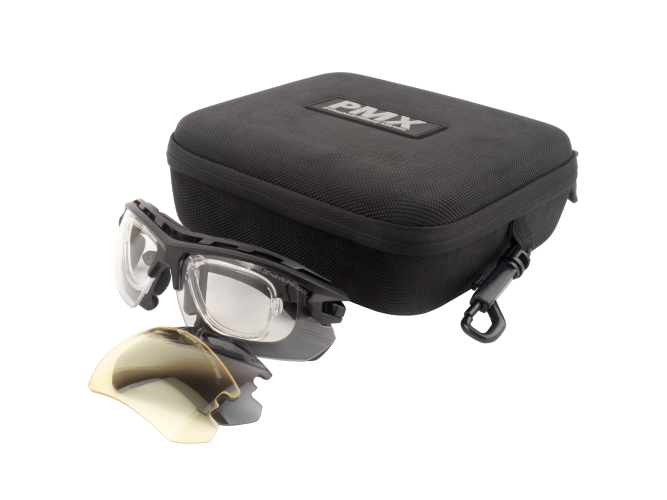 Очки баллистические стрелковые PMX Rebel G-9600STRX KIT ANTI-FOG Прозрачные 96% Жёлтые 89% Серые 23%