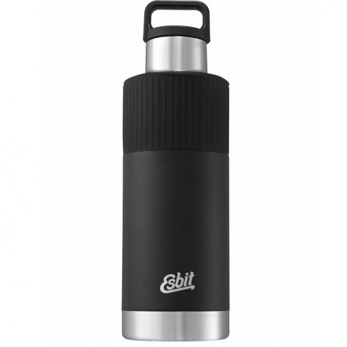 Термос Esbit Sculptor IB1000SC-SL-BK с резиновой накладкой 1.0L Чёрный