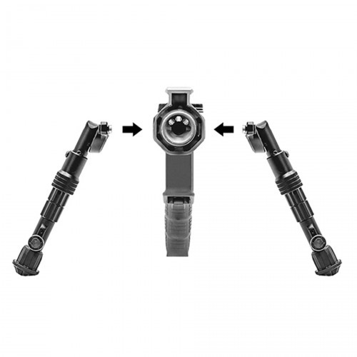 Сошки телескопические Leapers UTG TL-BPDK01 с креплением на Keymod