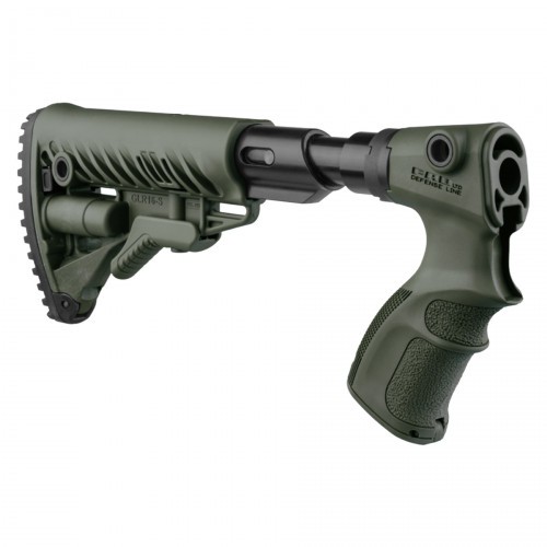 Приклад телескопический Fab Defense AGR870 FK SB для Remington 870 с амортизатором Хаки