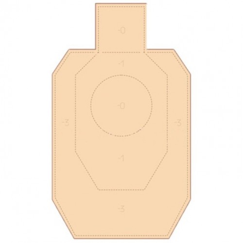 Мишень бумажная Стикхант IPSC 739/10 для внутренних и наружных стрельб 760x460 мм 10 шт