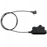 Тангента Earmor М51 PTT для наушников Earmor штекер под рацию Motorola MTP850