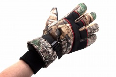 Перчатки Стикхант Редлайн зимние непромокаемые полноразмерные Листва Камуфляж