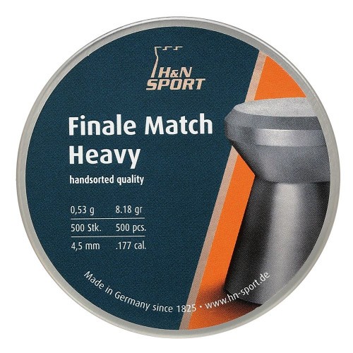 Пульки для пневматики HN Finale Match Плоские 4.49 мм 0.53 г (500 шт)