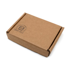 Картхолдер для карт Пергама Охотник и собака из натуральной кожи Чёрный