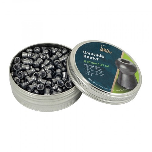 Пульки для пневматики HN Baracuda Hunter Экспансивные 6.35 мм 1.78 г (150 шт)