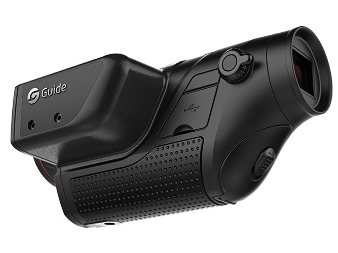 Тепловизионный монокуляр Guide TD631 LRF 640х480 лазерный дальномер, o35мм, х1.7/х3.4/x5.7/x13.6, WiFi, до 8ч, 1400м