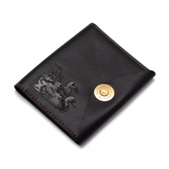 Обложка для охотничьих документов Пергама Утка из натуральной кожи Чёрный