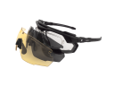 Очки баллистические стрелковые PMX Winner G-9700STRX KIT ANTI-FOG Прозрачные 96% Жёлтые 89% Серые 23%