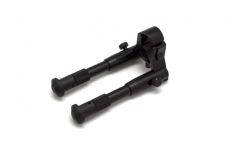 Сошки телескопические Leapers UTG TL-BP18S-A с креплением на Ствол