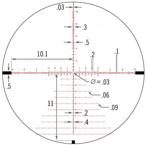 Прицел оптический Vortex Razor HD AMG 6-24X50 IR FFP SF WP (RZR-AMG-5) Сетка EBR-7B