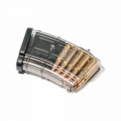 Магазин Pufgun SGA762 для АК / ВПО / Сайга 7.62х39 без сухаря (для оружия с сухарем) на 10 патронов Прозрачный