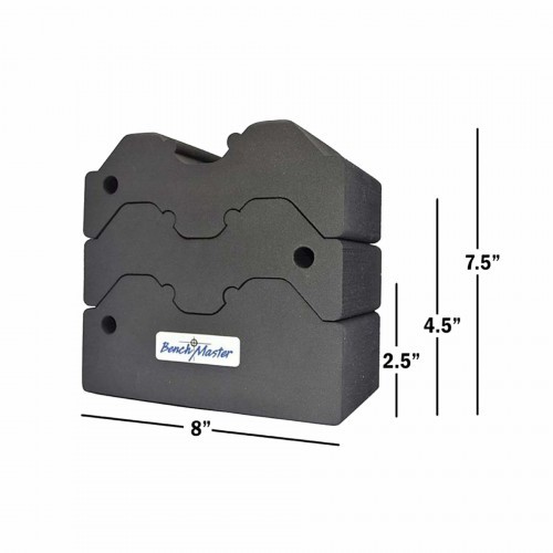 Опора жесткая для оружия Benchmaster Adjustable BMWRABB3 наборная Черный 3 шт