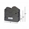 Опора жесткая для оружия Benchmaster Adjustable BMWRABB3 наборная Черный 3 шт