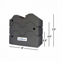 Опора жесткая для оружия Benchmaster Adjustable BMWRABB3 наборная Черный 3 шт