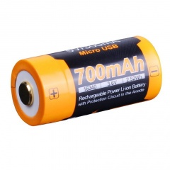 Аккумулятор Fenix ARB-L16UP Тип 16340 (RCR123) 3.7V 700 мАч с защитой и Micro-USB