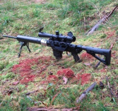 Переходник Рысь ВКЛ-Т/Ц-2 на СВД / Тигр завышенная ось для приклада М-серии и пистолетную рукоять (2 положения)