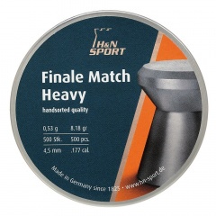 Пульки для пневматики HN Finale Match Плоские 4.5 мм 0.53 г (500 шт)