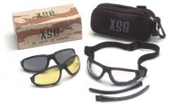 Очки баллистические тактические Pyramex XSG-KIT GB4010KIT Anti-fog 3-мя 96% / 89% / 23%