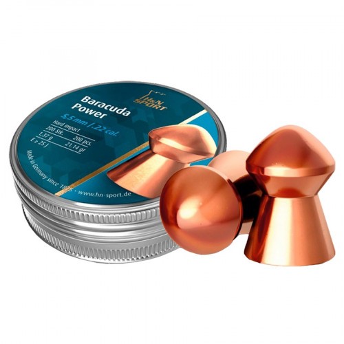 Пульки для пневматики HN Baracuda Power Конусообразные 5.5 мм 1.37 г (200 шт)