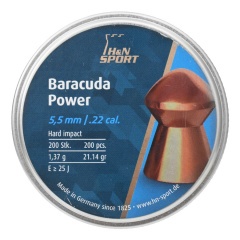 Пульки для пневматики HN Baracuda Power Конусообразные 5.5 мм 1.37 г (200 шт)