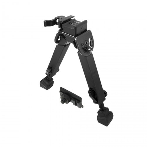 Сошки телескопические Leapers UTG TL-BP20Q-A с креплением на Антабку и Weaver / Picatinny