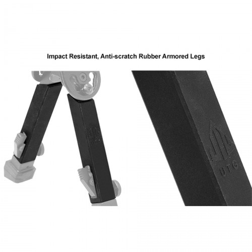 Сошки телескопические Leapers UTG TL-BP20Q-A с креплением на Антабку и Weaver / Picatinny