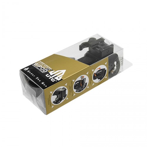 Сошки телескопические Leapers UTG TL-BP20Q-A с креплением на Антабку и Weaver / Picatinny