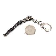 Брелок Microgun XS Ружьё Remington 870 Серый