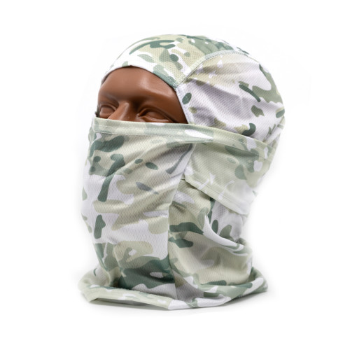 Маска балаклава RusForce Aircap летняя трикотажная 4 в 1 Белый Мультикам