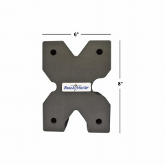Опора жесткая для оружия Benchmaster X-Block Shooting Rest BMWRXBLK X-образная Черный
