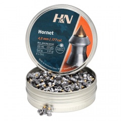 Пульки для пневматики HN Hornet Остроконечные 4.5 мм 0.65 г (225 шт)