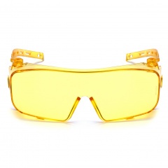 Очки на очки баллистические стрелковые Pyramex Cappture S9930ST Anti-fog Diopter Жёлтые 89%
