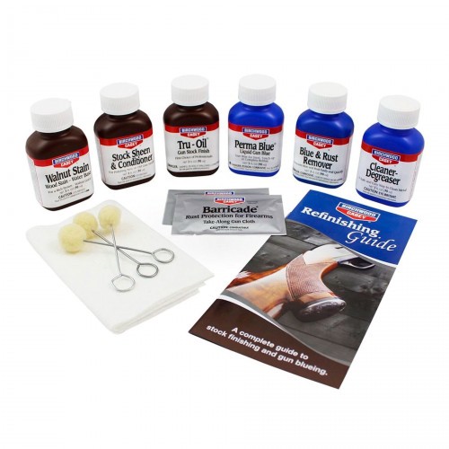 Набор Birchwood Casey Perma Blue Deluxe & Tru-Oil Finishing Kit 20001 для воронения и ухода за ложе