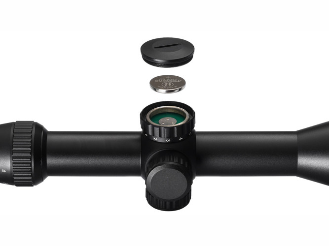 Прицел оптический Gaut Quartz 4-12x50 AO Сетка 2 (Mil-Dot) / Подсветка красная