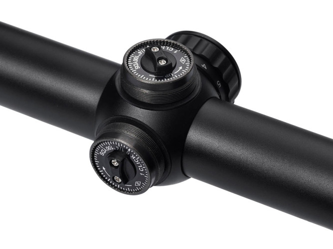 Прицел оптический Gaut Quartz 4-12x50 AO Сетка 2 (Mil-Dot) / Подсветка красная