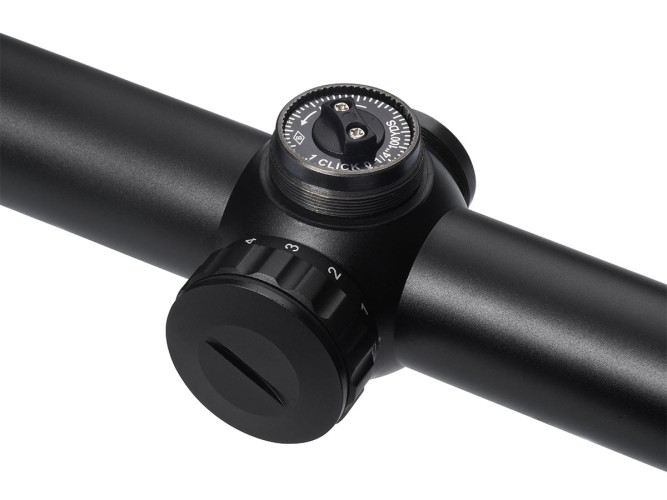 Прицел оптический Gaut Quartz 4-12x50 AO Сетка 2 (Mil-Dot) / Подсветка красная