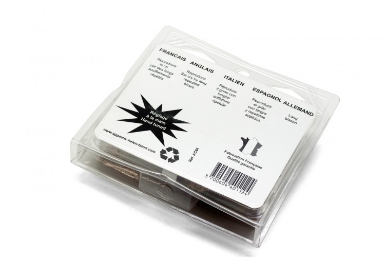 Манок духовой на утку чирок-свистунок (самка) Helen Baud AC84 Поликарбонат