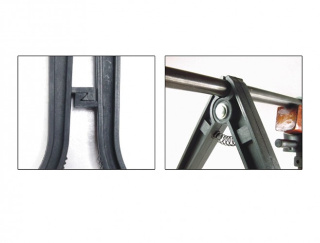 Сошки быстросъемные Leapers UTG TL-BP70 с креплением на Ствол