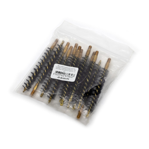 Ерш щетинный для чистки оружия J.Dewey B-35N для .35 калибра Папа 8/32 Нейлон 12 шт