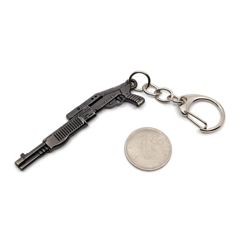 Брелок Microgun XXS Ружьё Franchi SPAS-12 Серый