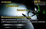 Фонарь-велофара Nitecore BR35 17189 Свет - Холодный | 1800 lm 176 м